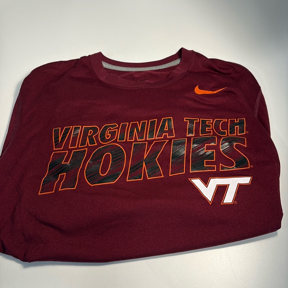 Nike Virginia Tech, Hokies, long sleeve shirt Dri-Fit